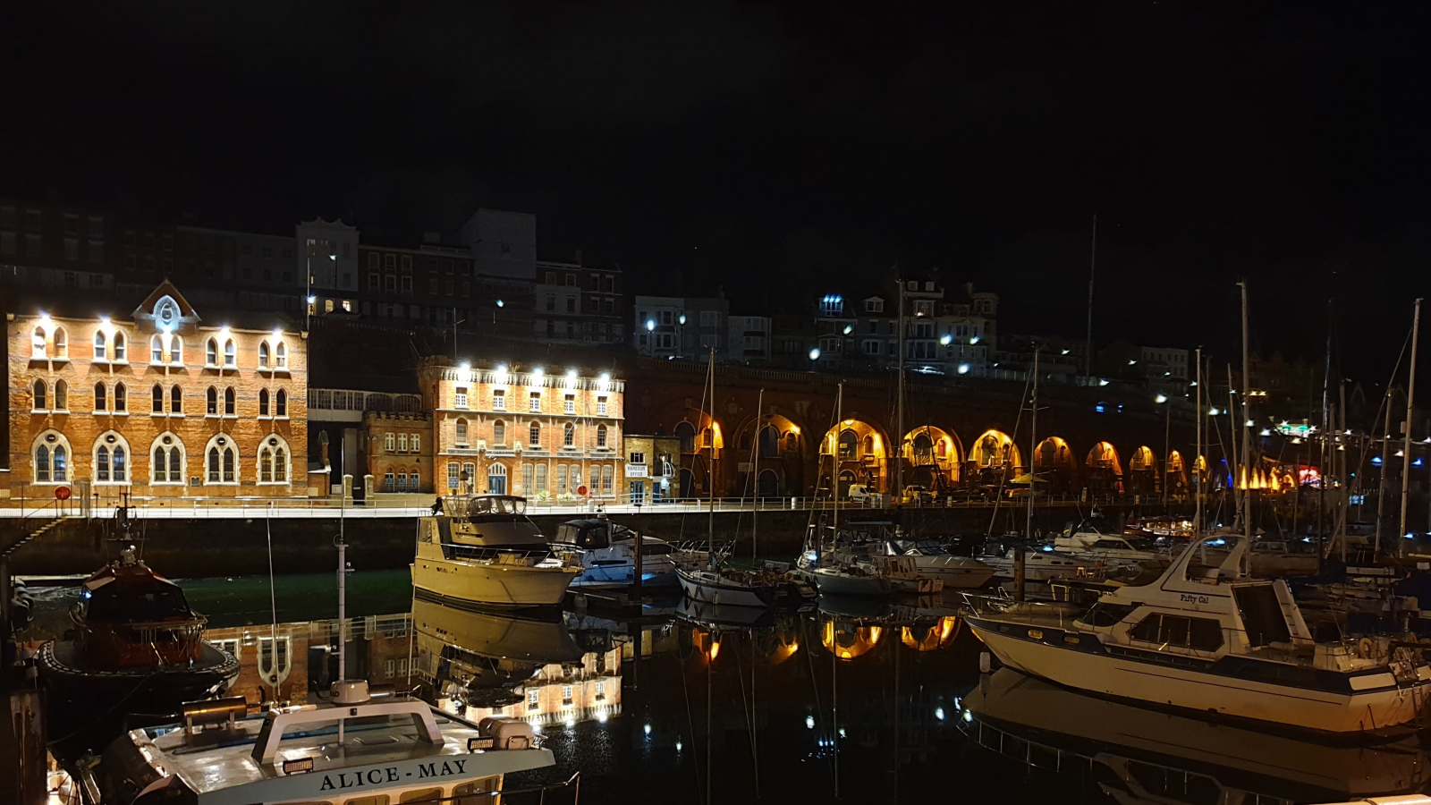 Ramsgate bij avond